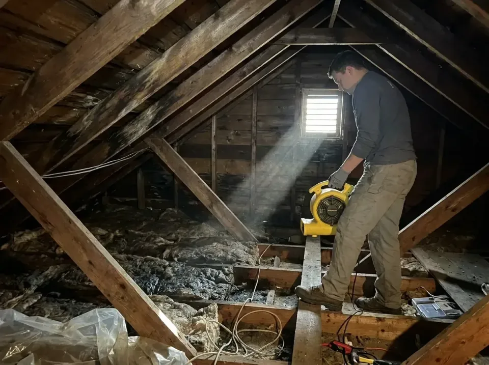 attic-water-damage-drying-proc-007 — frequently asked questions, Emergency Water Extraction & 24/7 Flood Response in Vidor,…